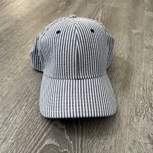 Sperry Top Sider Cap Striped StrapBack Hat Cotton One Size